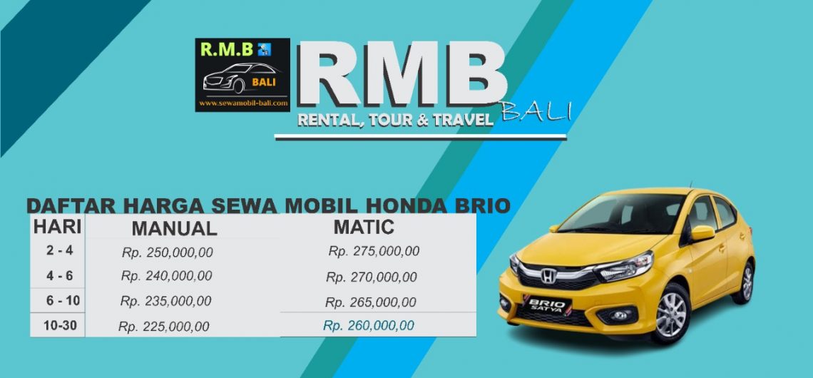sewa mobil brio di bali